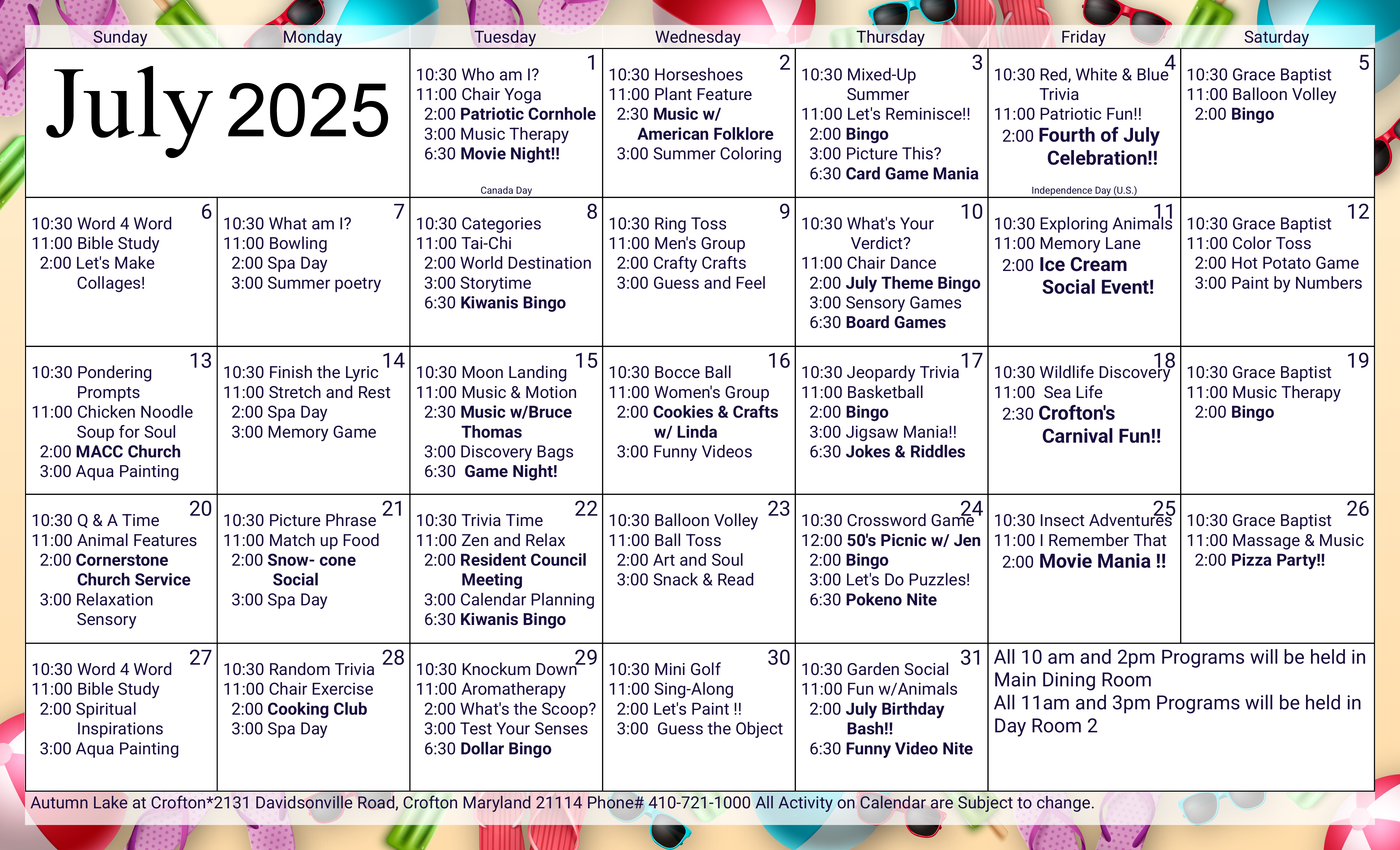 calendar
