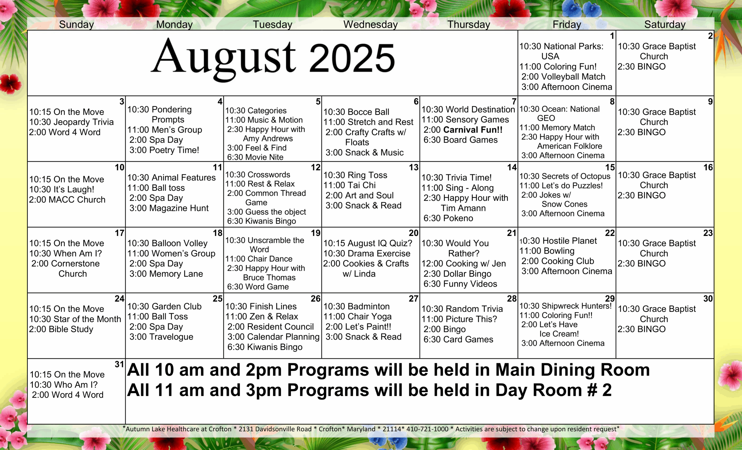 calendar