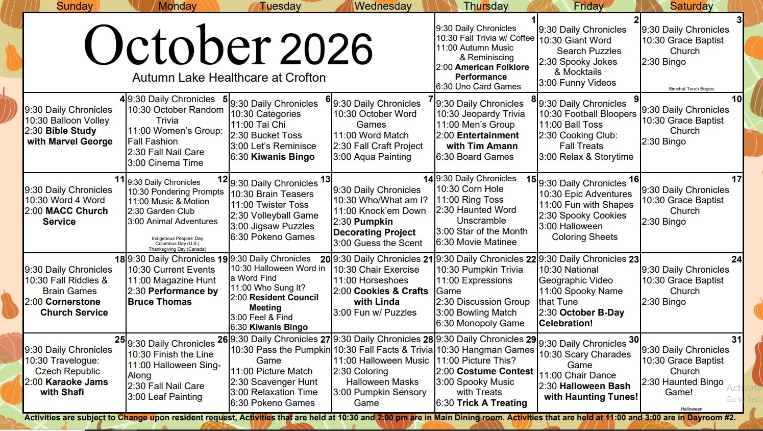 calendar